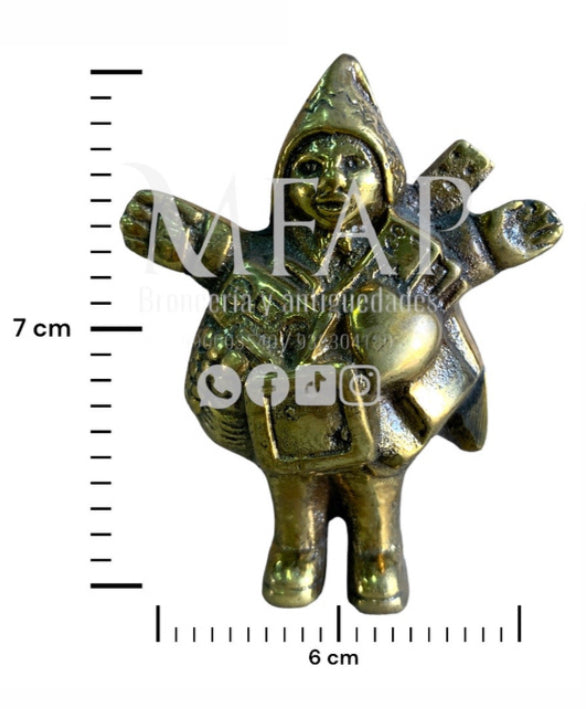 Ekeko en bronce fundido 7 cm