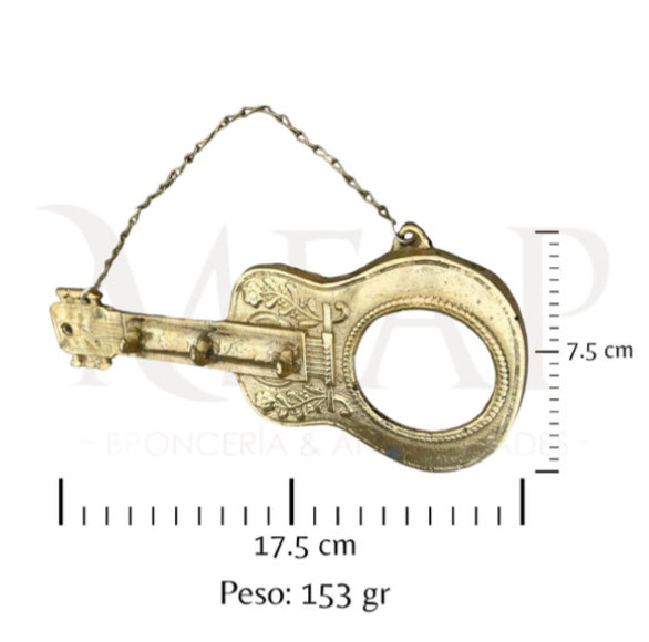 Llave en bronce fundido 7.5 cm - Brass bliss