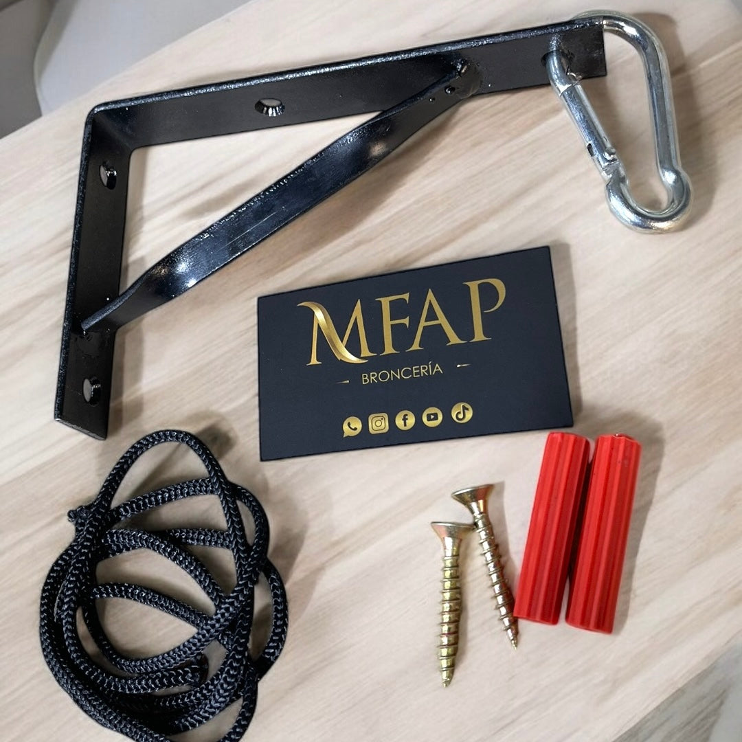 Pack Campana en bronce fundido 13 cm más colgador y gancho de hierro - Orfeo / PCBFHO13