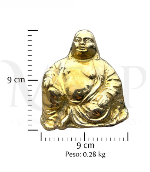 Buda en bronce fundido 9 cm - Paz interior