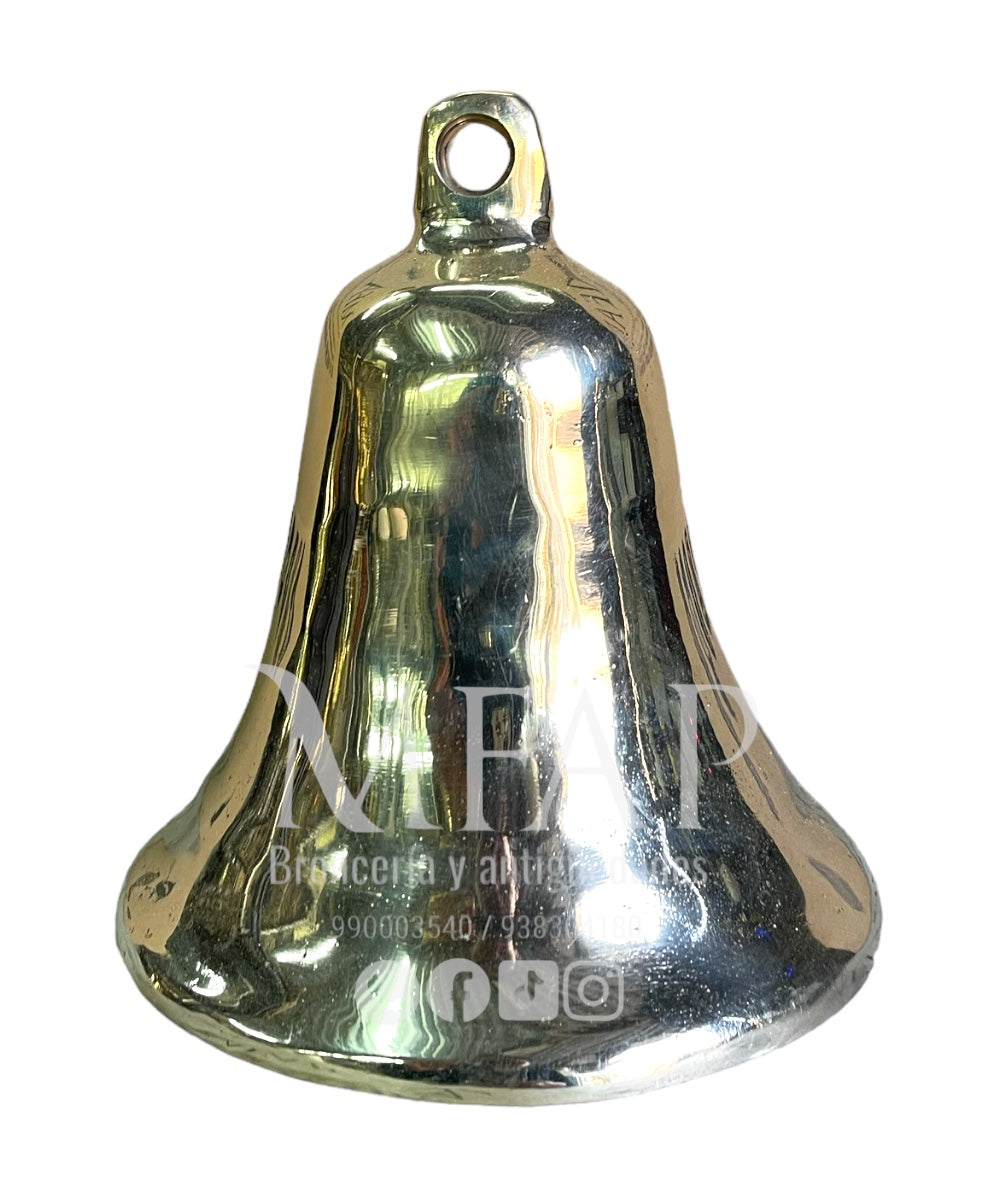 Pack campana en bronce fundido 17cm más colgador mediano bronce fundido - Hercules / PCBFH17