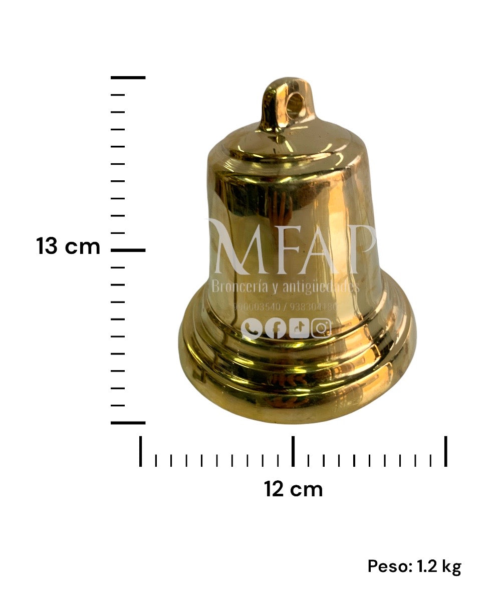 Campana en bronce fundido 13 cm - Orfeo / CBFO13