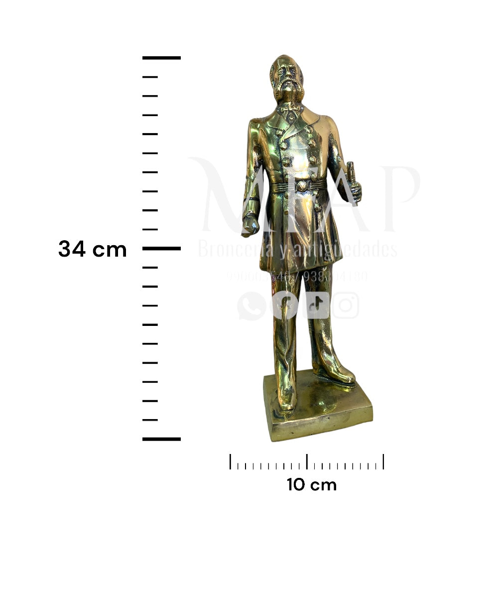 Miguel Grau en bronce fundido 34 cm