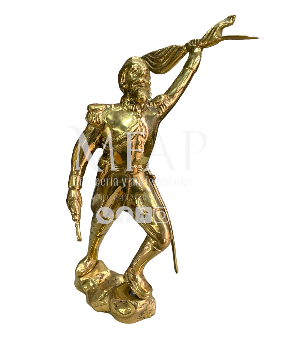 Francisco Bolognesi en bronce fundido 28 cm