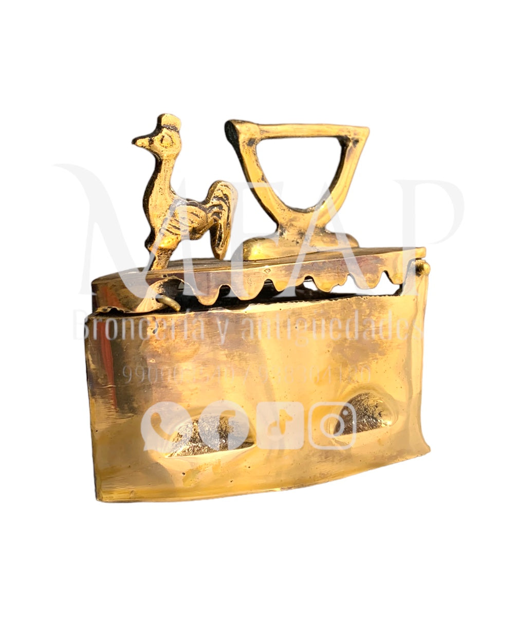 Plancha en bronce fundido grande 11 cm - Perfect press