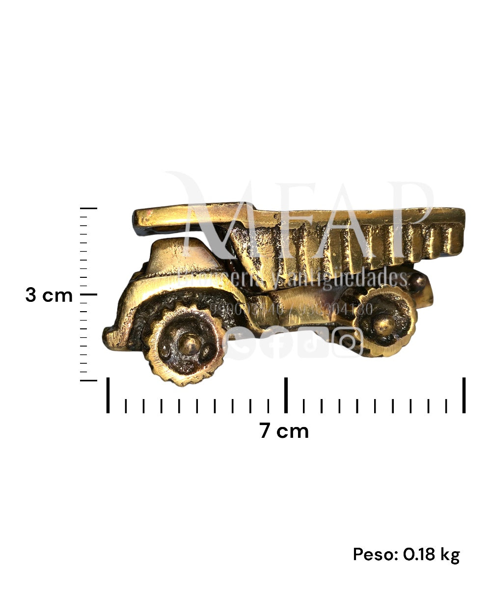 Camión en bronce fundido 3 cm