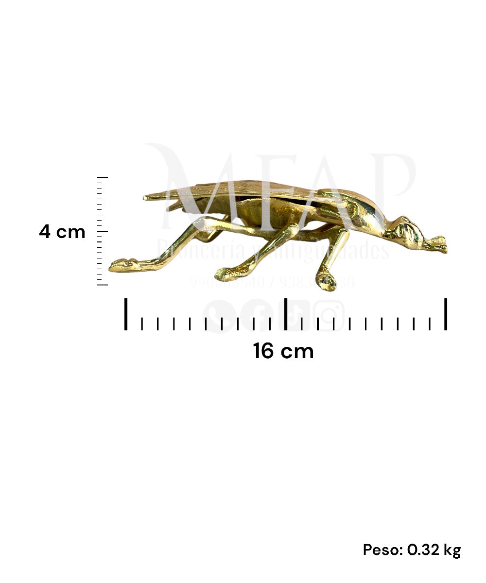 Cenicero en forma de mosca en bronce fundido 4 cm - Fuego sereno
