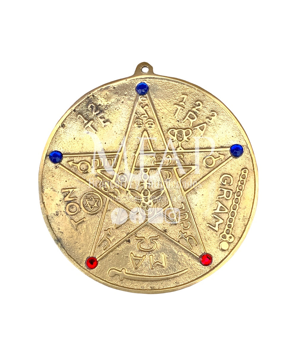 Pentagrama mediano en bronce fundido 10 cm