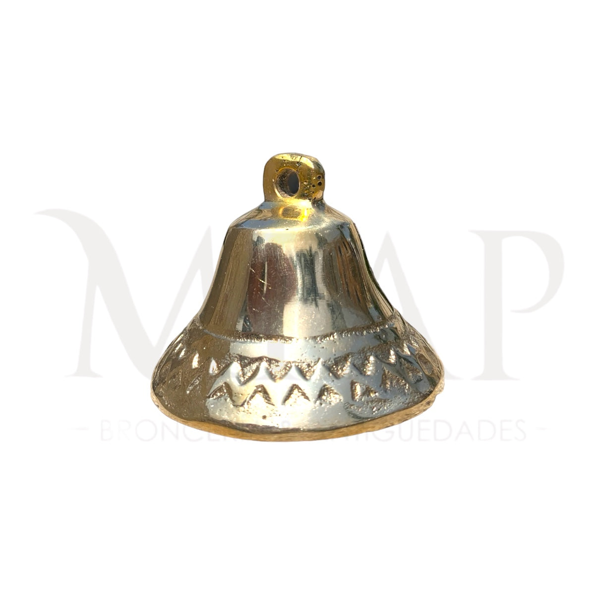 Cascabel mediano en bronce fundido 5cm - Danza 2