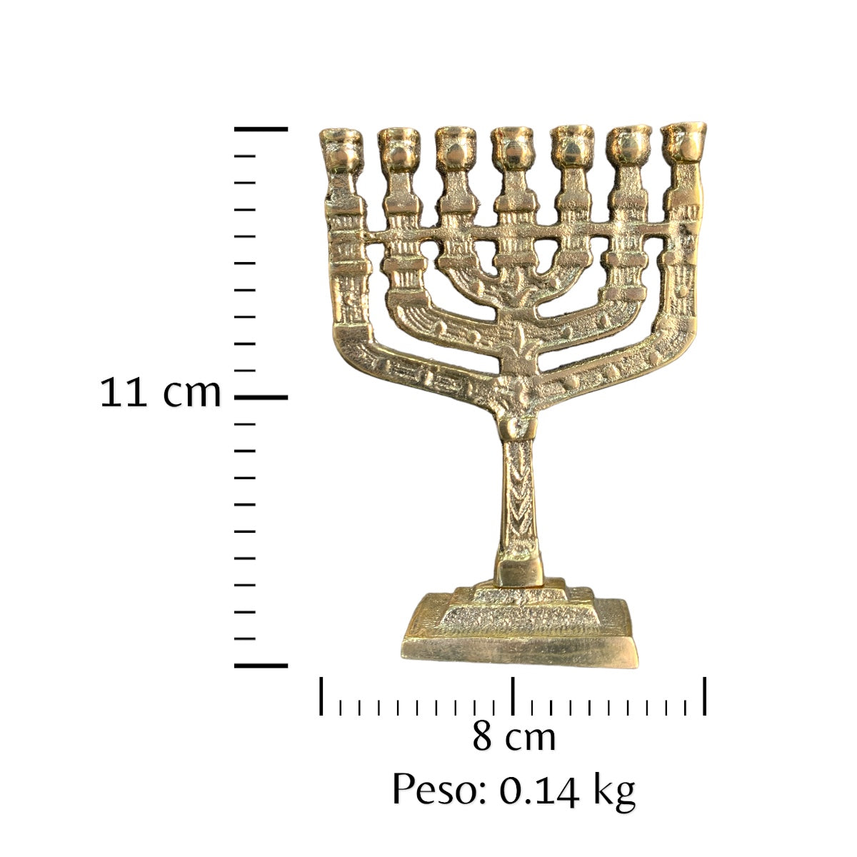 Reflejo de fe - mini menorá decorativo 11 cm