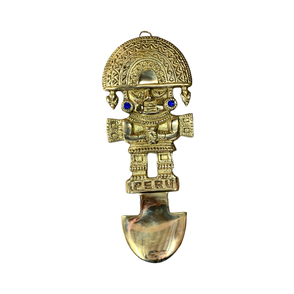 Tumi del sol en bronce fundido 17 cm