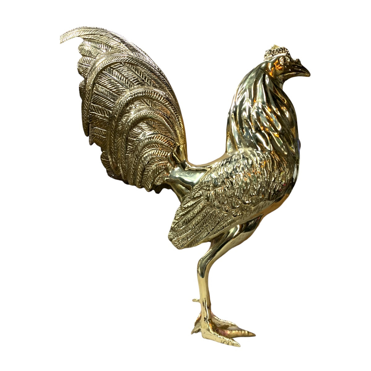 Piquero sin base - gallo de bronce 43 cm