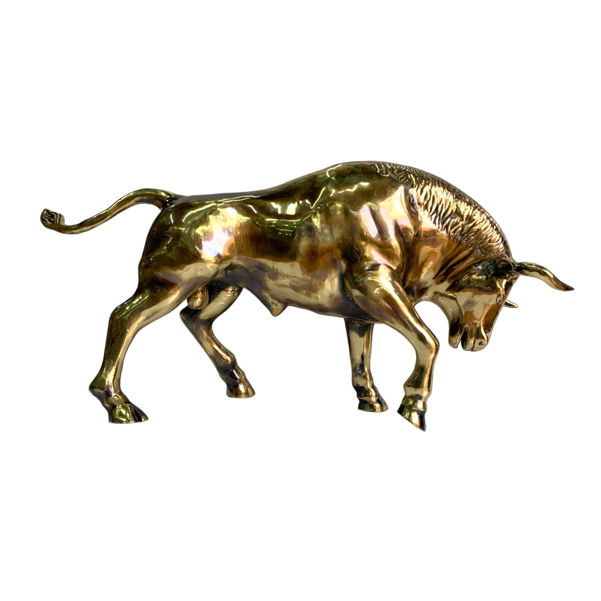 Toro de bronce fundido 31 cm - Emperador de los campos