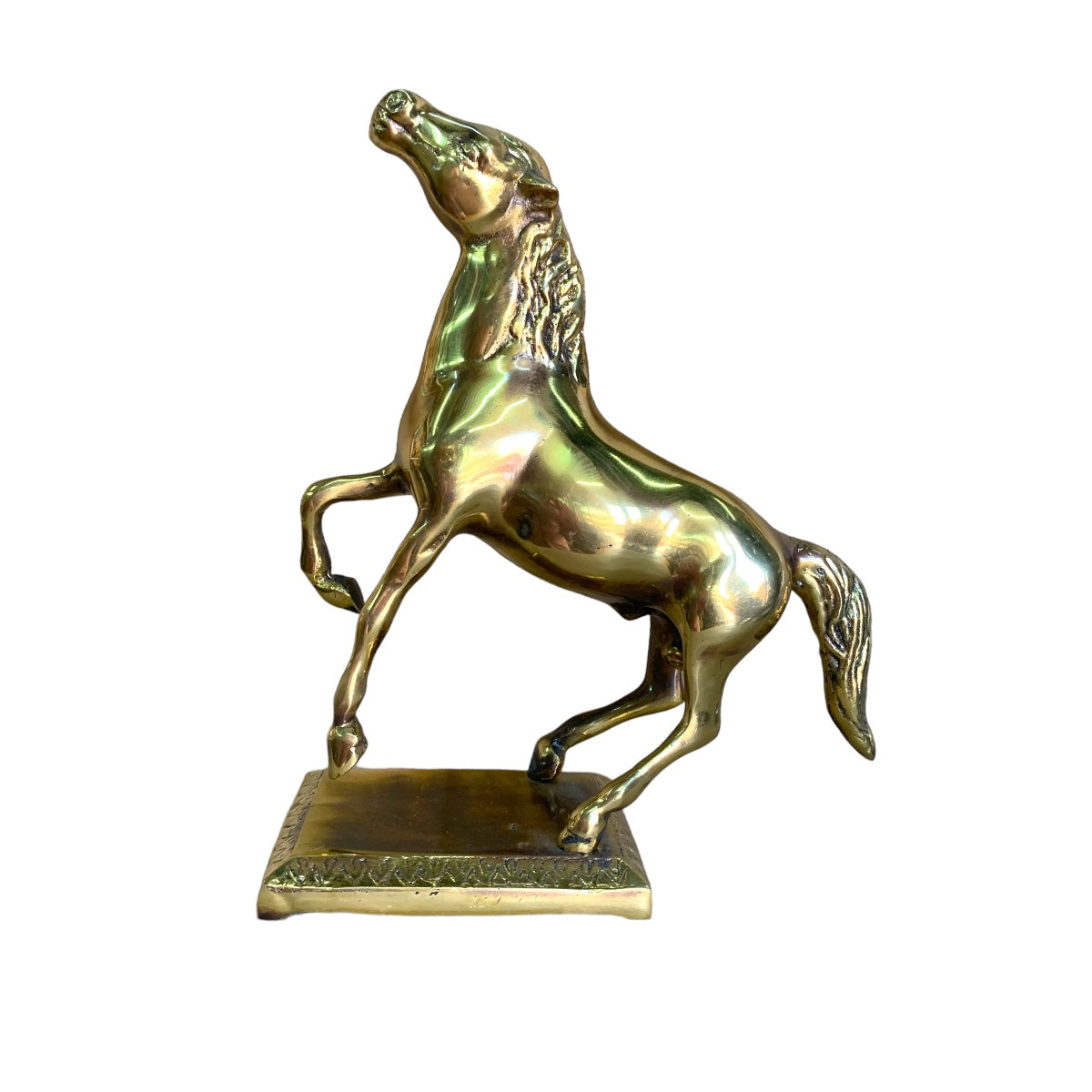Caballo de bronce fundido 26 cm - Estirpe noble