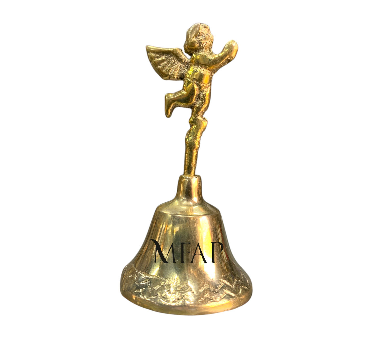 Campanita Arcangel en bronce fundido 8 cm