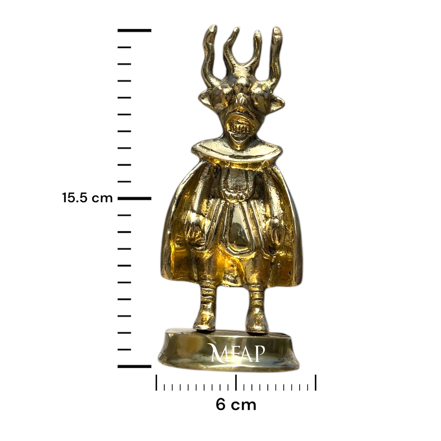 La diablada en bronce fundido 15.5 cm - Esencia festiva del altiplano