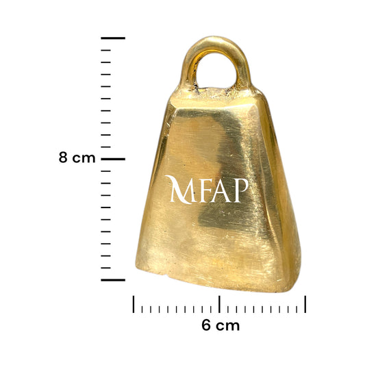 Cencerro en bronce fundido pequeño 8 cm - Canto de montaña