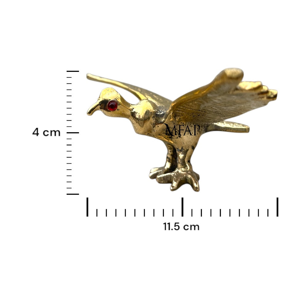 Mini cóndor de bronce fundido 4 cm