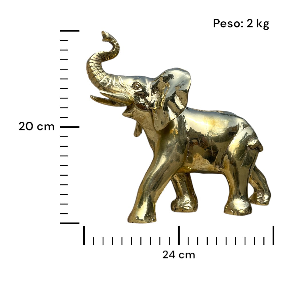 Elefante de bronce fundido 20 cm - Tantra