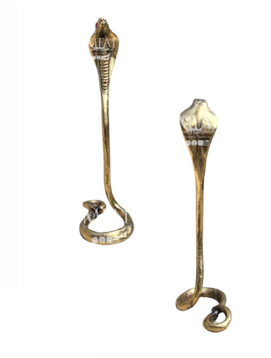 Realeza Sinuosa - cobra de bronce 20 cm