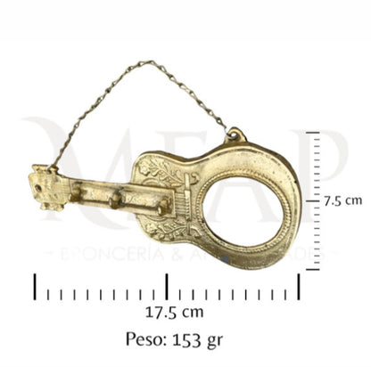 Llave en bronce fundido  7.5 cm - Brass bliss