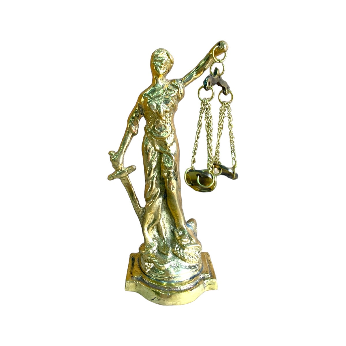 Dama de la Justica 13cm en bronce fundido - Ícono de la justicia DMIJ13