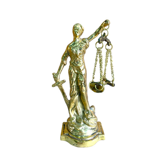 Dama de la Justica 13cm en bronce fundido - Ícono de la justicia DMIJ13