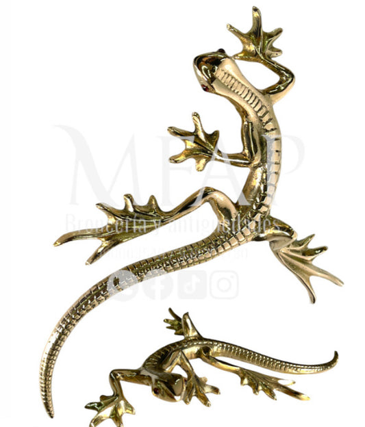 Salamandra de bronce 26 cm