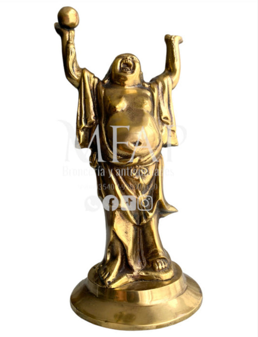 Estrella de la sabiduría - buda en bronce 20 cm
