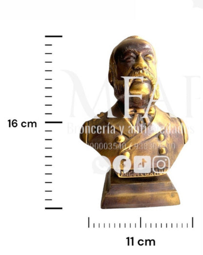 Busto en bronce fundido 16 cm - Miguel Grau grande