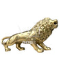 Majestad dorada - león de bronce 23 cm