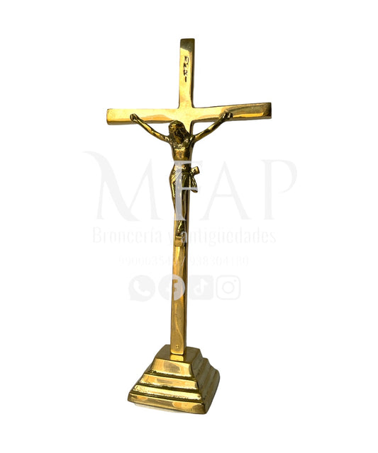 Crucifijo en bronce fundido 30 cm - Espiritu santo