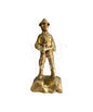 Minero en bronce fundido 15 cm - Vida de la mina