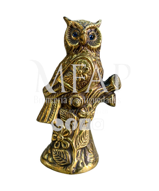 Crepúsculo - búho de bronce 22 cm