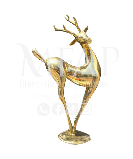 Noble silueta - venado de bronce 57 cm