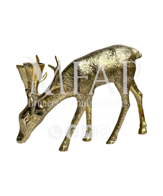 Guardia del claro - venado de bronce 17 cm