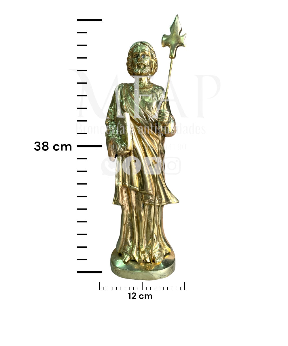 San Judas Tadeo en bronce fundido 38 cm
