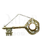 Timeless hooks - llave perchero en bronce 9 cm