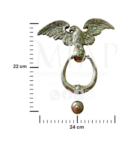 Aldaba en forma de águila 22 cm
