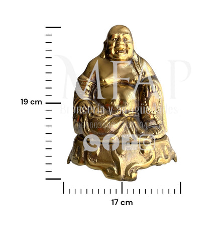 Tranquilidad eterna - buda en bronce 19 cm