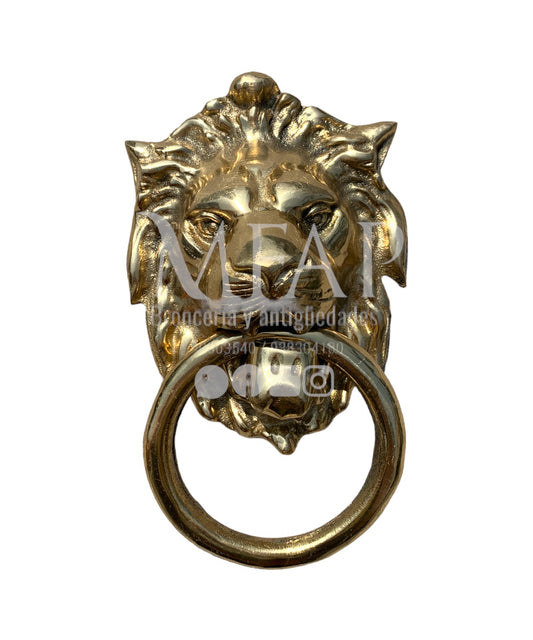 Apertura real - aldaba de bronce 21 cm