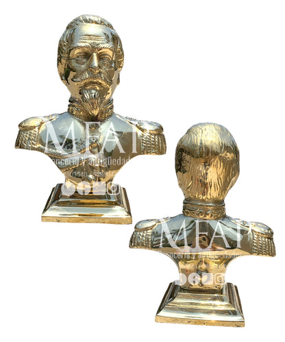 Francisco Bolognesi - busto en bronce 17 cm