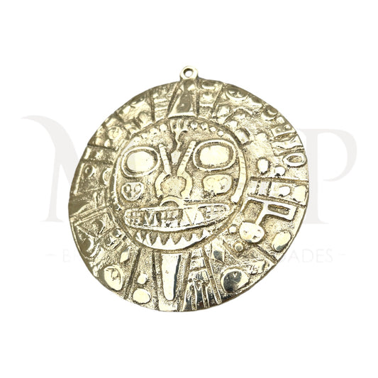 Escudo dorado del imperio en bronce 9 cm