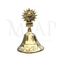 Campana de mesa sol en bronce fundido 10 cm