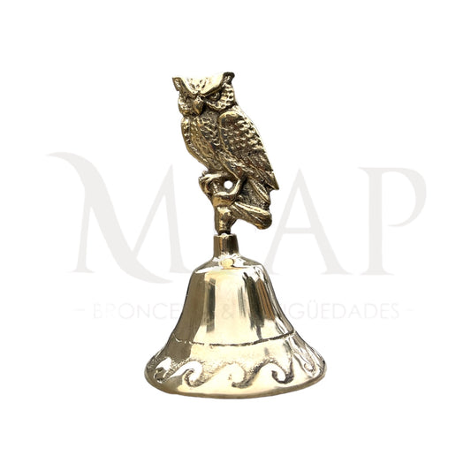 Campana de mesa búho 10 cm