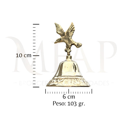Campana de mesa águila 10 cm