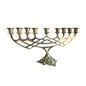 Candelabro de 9 velas en bronce fundido 22 cm - Centella de nueve