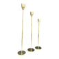 Candelabro de 3 velas en bronce fundido 39 cm - Trilogía de luz