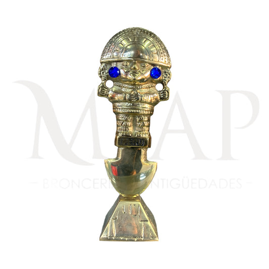Tumi real en bronce fundido 18.5 cm