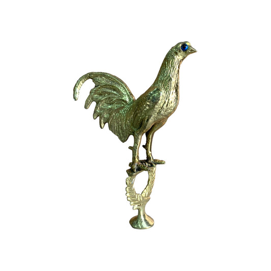 Corazon valiente - gallo de bronce 14 cm